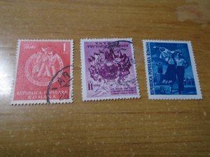 Romania  #  783-85   used