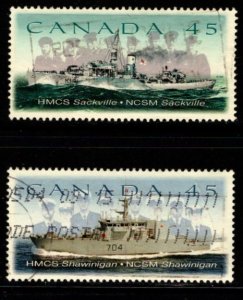Canada - #1762 - 1763 Naval reserve Anniversary set/2 - Used