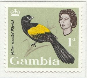 1953 GAMBIA 1d MH* Stamp A4P40F40104-