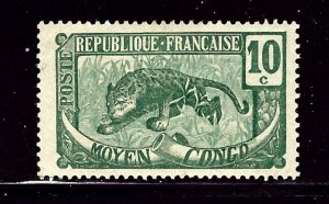 Middle Congo #7 MH 1922 issue