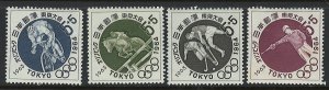 Japan Sct B24-B27 MNH