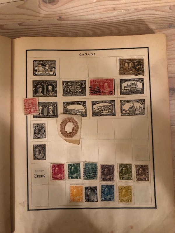 Modern Stamp Album Circa 1921