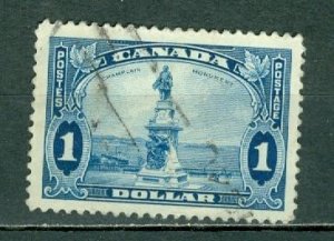 CANADA 1935 CHAMPLAIN  #227 ..VF .USED NO THINS...$12.00