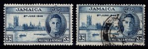 Jamaica 1946 Victory, 3d Perf 13½ [Unused/Used]