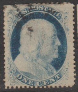 U.S. Scott #24 Franklin Stamp - Used Single