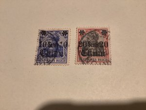 German post office in China used stamps  Ref A326