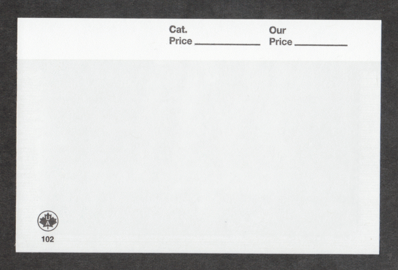 Stamp Collection Cards 102 White - 50 Lot