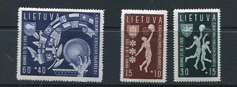 Lithuania 1939 Mi 429-1 MNH/MH CV 30 euro 6990