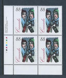 Canada #1535 LL PL BL Christmas 1994 - Carrolling 88¢ MNH3