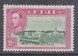 Fiji sc#121 1938 2p KG6 Scenes MH