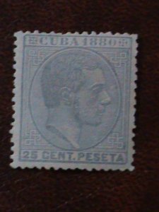 ​CUBA-1880-SCF#91-KING ALFONSO XII -MH -VF-144 YEARS OLD WE SHIP TO WORLDWIDE