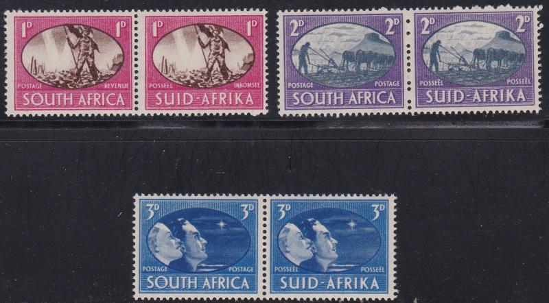 South Africa # 100-102, Victory, NH, 1/2 Cat. Cat.