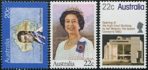 Australia 1980 SG728 Commemoratives set MNH