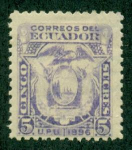 Ecuador #62  Mint F-VF H  Scott $14.00