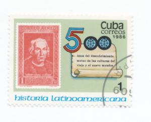 Cuba 1986 Scott 2889 CTO - 1c, Latin American history