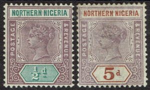 NORTHERN NIGERIA 1900 QV TABLET ½D AND 5D