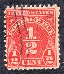 USA SC# J69 USED 1/2c 1930 POSTAGE DUE STAMP  SEE SCAN