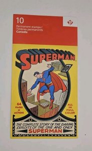 Canada 2013 Superman Booklet PANE OF 10 #2679 BK 555