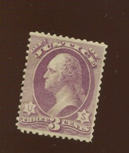 O27 Justice Dept. Official Mint Stamp (Bx 2921)