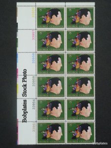 BOBPLATES #1484 George Gershwin Plate Block F-VF NH <=> See Detai...