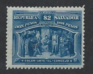 SALVADOR, EL SC# 101 F-VF OG 1894