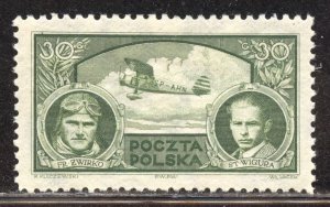 Poland Scott C10 Unused HOG - 1933 Circuit of Europe Flight Winners - SCV $16.50