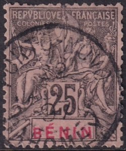 Benin 1894 Sc 40 used Porto-Novo cancel