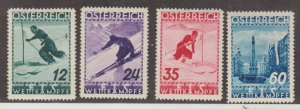 Austria Scott #B138-B141 Stamps - Mint Set