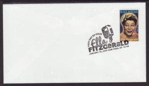 US 4120 Ella Fitzgerald 2007 Pictorial Cancel U/A FDC