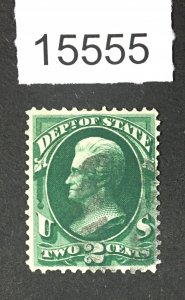 MOMEN: US STAMPS # O58 USED $100 LOT #15555