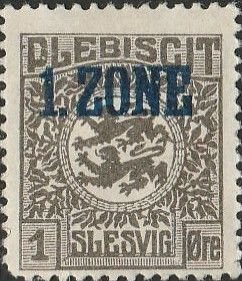 Schleswig, #15  MH From 1920