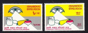 Bangladesh Prevention of Blindness 2v SG#78-79