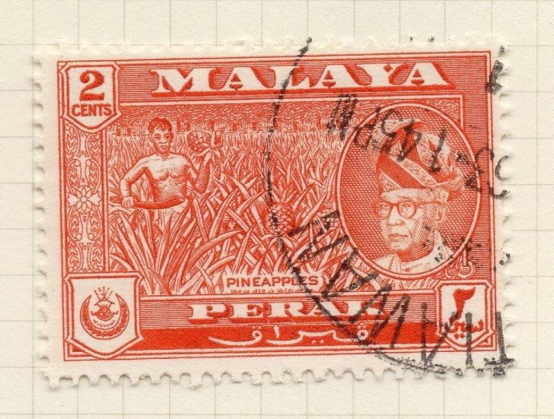 Perak Malaya 1957-65 Early Sultan Issue Fine Used 2c. Sitiawan 119978