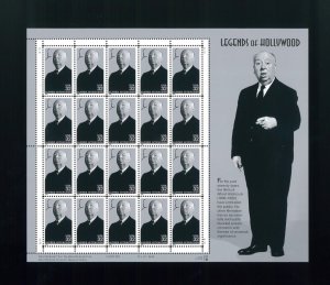 United States 32¢ Director Alfred Hitchcock Postage Stamp #3226 MNH Full Sheet