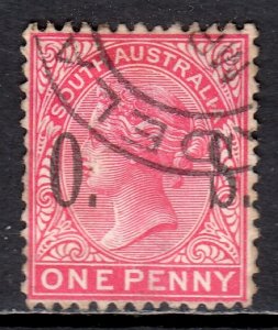 South Australia - Scott #O78 - Used - Small thin, pencil/rev. - SCV $2.25