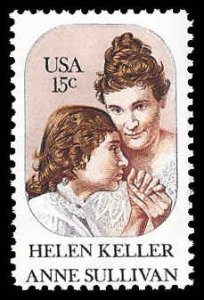 PCBstamps   US #1824 15c Helen Keller & Anne Sullivan, MNH, (8)