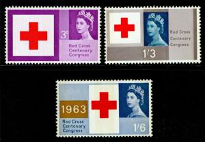 SG642p-644p, PHOSPHOR SET, M MINT. Cat £65.