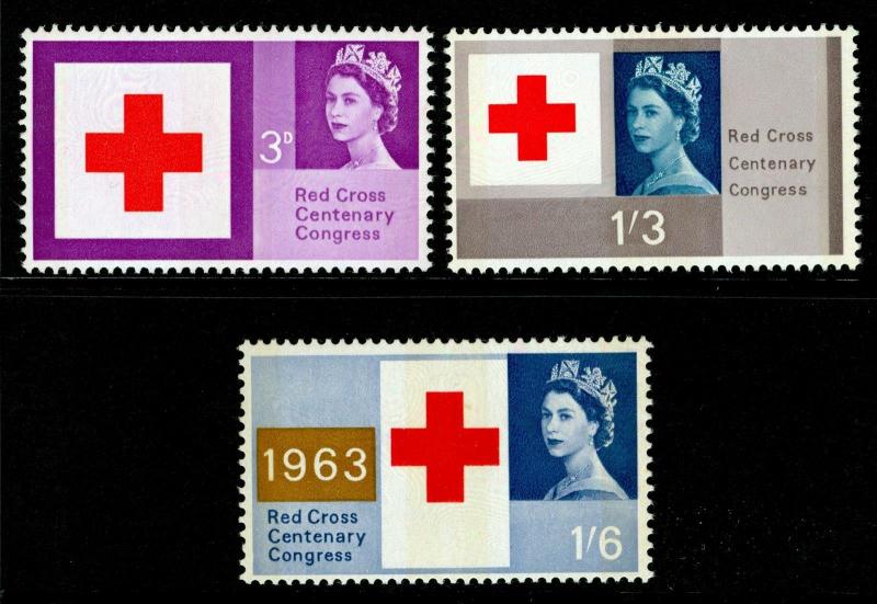 SG642p-644p, PHOSPHOR SET, M MINT. Cat £65.