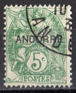 French Andorra #4 Used $1.75 SCV