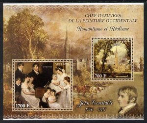 IVORY COAST - 2013 - John Constable - Perf 2v Sheet - MNH-Private Issue