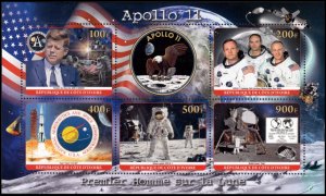 IVORY COAST SPACE APOLLO 11 KENNEDY ARMSTRONG COLLINS ALDRIN SPACE