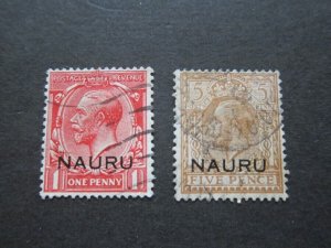Nauru 1916 Sc 2,9 FU