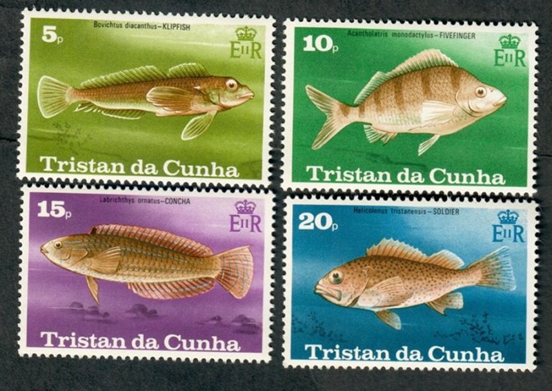 Tristan da Cunha #243 - 246 set of MNH singles