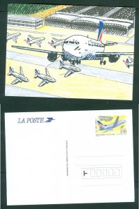 France 1992 Stationery. 80 Years Anniversary Nancy - Luneville Airmail Service