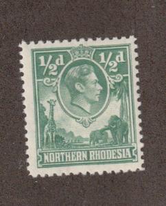 Northern Rhodesia 25 - King George VI. MNH. OG.  #02 NRHOD25