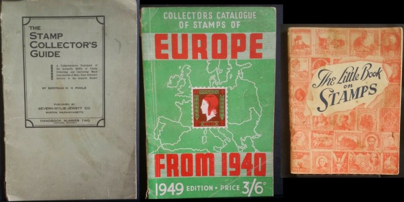 Vintage Stamp Collectors Books Collectors Guide Europe 1949 Little Book Stamps