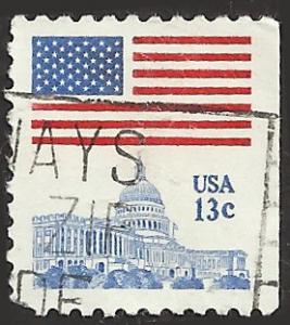 # 1623 USED FLAG OVER CAPITOL