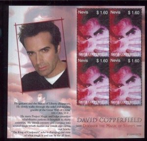 DAVID COPPERFIELD Souvenir Sheet #1229 MNH - Nevis E5