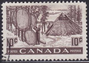 Canada 301 Drying Animal Hides 1950