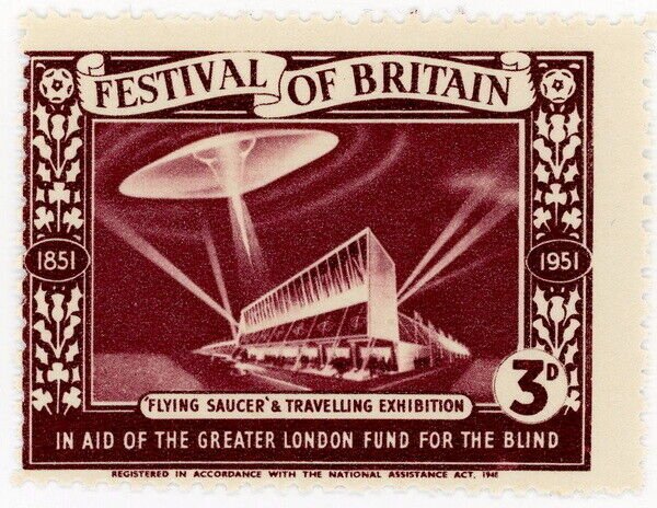 (I.B) Cinderella Collection : Festival of Britain 3d (Flying Saucer)